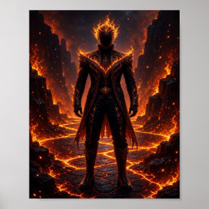 Poster Gardien Inférnal de Feu Fantastique