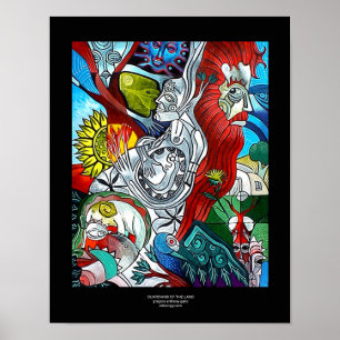 Poster Gardiens de la terre par Gregory Gallo