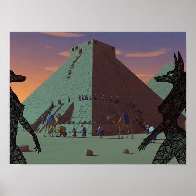 Poster Gardiens des Pyramides (Devant)