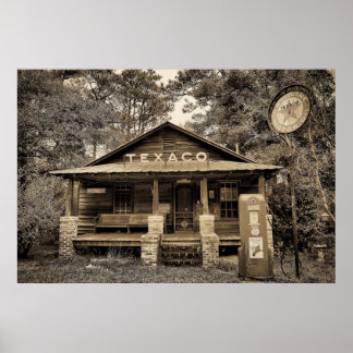 Poster Gare ancienne