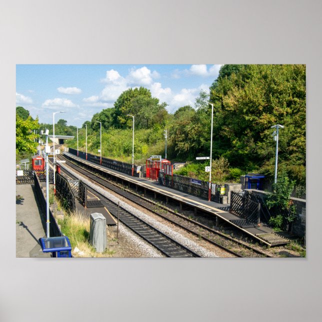 Poster Gare de Cottingley, Leeds (Devant)