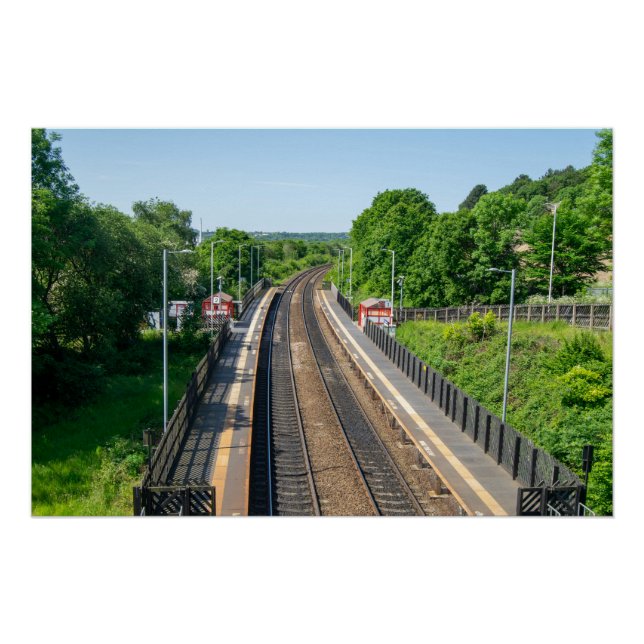 Poster Gare de Deighton, Huddersfield (Devant)
