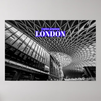Poster Gare de London Kings Cross St. Pancreas