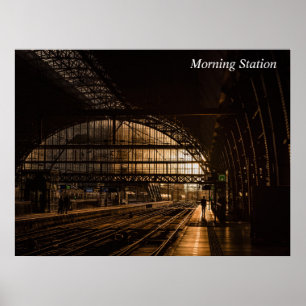 Poster Gare du matin