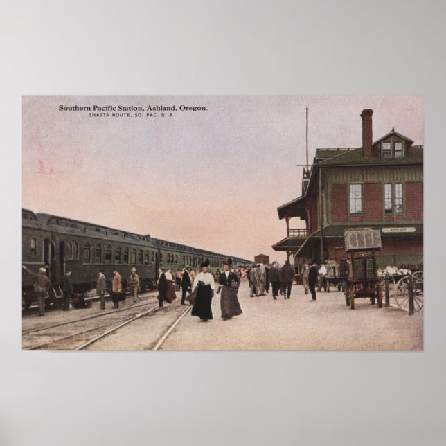 Poster Gare du Pacifique Sud (Devant)