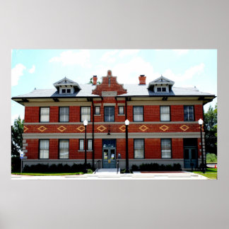Poster Gare ferroviaire T&P, Baird, Texas
