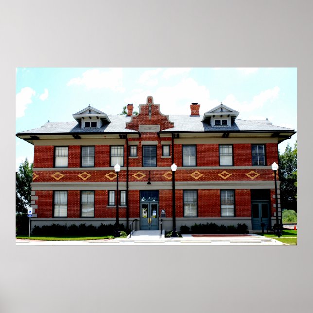 Poster Gare ferroviaire T&P, Baird, Texas (Devant)