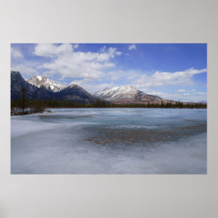 Poster Gargoyle Mountain et Froid Athabasca River
