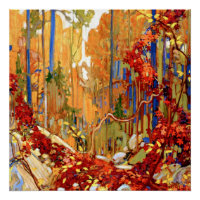 Garland d'automne, art artistique de Tom Thomson