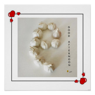POSTER GARLIQUE AVEC AMOUR