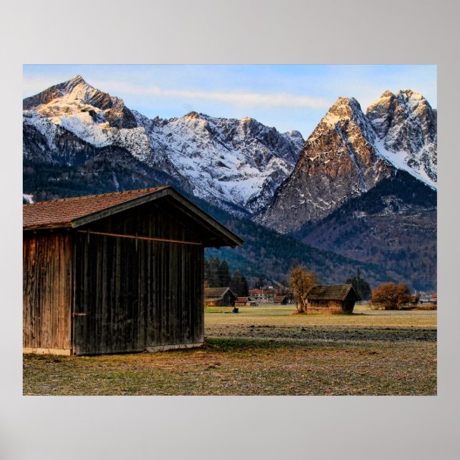 Poster Garmisch Zugspitzeland (Devant)