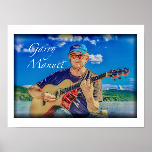 Poster Garry Manuel - Artiste de chansons Sunflare - Post (Devant)