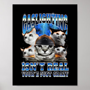 Poster Gaslights n'est pas& n° 39 ; n'est pas une vraie j