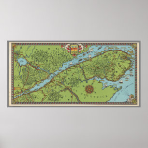 Poster Gaspe Peninsula