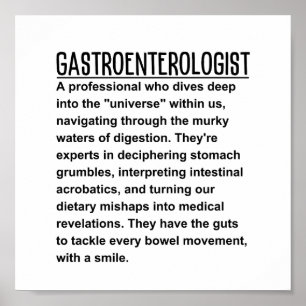 Poster Gastroentérologue
