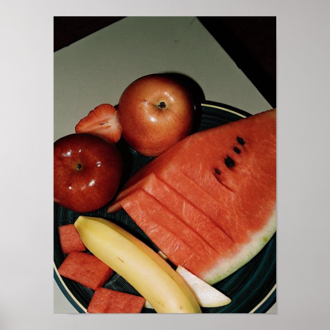 Poster Gâteau aux fruits (Devant)