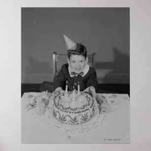 Poster Gâteau d'anniversaire