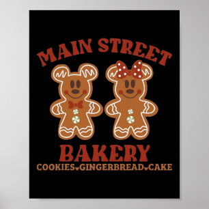 Poster Gâteau pain d'épice biscuits Main Street Kery Noël