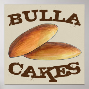 Poster Gâteaux de Bulla Gâteau traditionnel jamaïcain de 