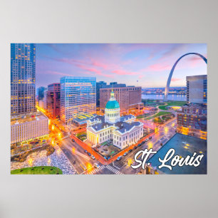 Poster Gateway Arch National Park, St. Louis, Missouri