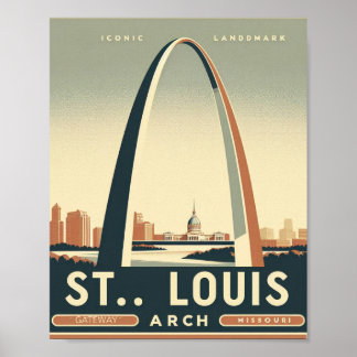 Poster Gateway Arch - St. Louis, Missouri