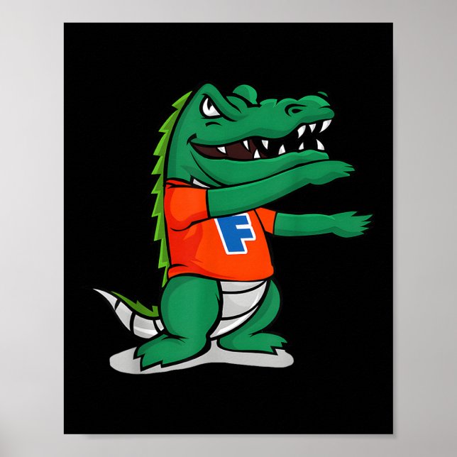 Poster Gator Chomp Gator Garçons Restez Hot (Devant)