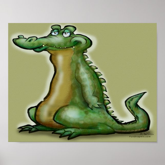 Poster Gator Dude (Devant)