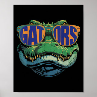 Poster Gators Nom Retro Vêtements Pour Hommes Femmes Garç