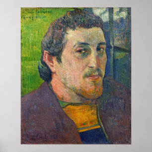 Poster Gauguin - Autoportrait Dédié À Carriere 1888