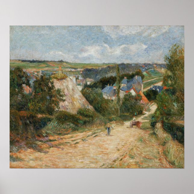 Poster Gauguin - Entrée Du Village D'Osny 1882 (Devant)