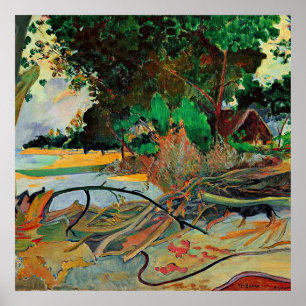 Poster Gauguin - Hibiscus,