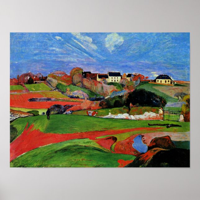 Poster Gauguin - Paysage au Pouldu (Devant)