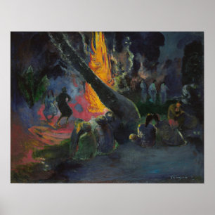 Poster Gauguin - Upa Upa (La Danse du Feu) 1891