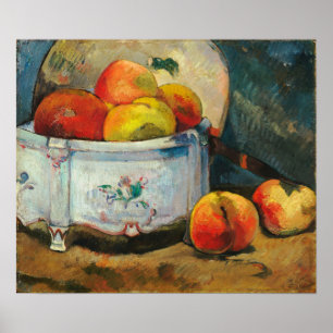 Poster Gauguin - Vie morte avec des pêches