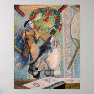 Poster Gauguin - Vie morte avec la tête du cheval 1886