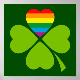 Poster Gay Lucky Clover