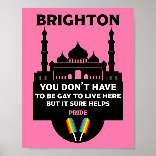 Poster Gay pride Brighton (Devant)