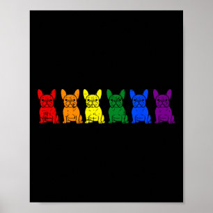 Poster Gay pride De Fierté Lgbt-q Ally Chien Puppy Lover