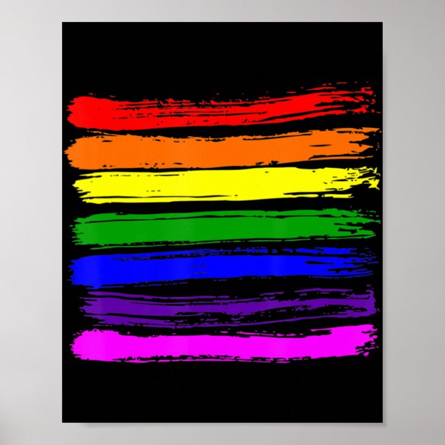 Poster GAY PRIDE du drapeau Gay pride LGBT 2022 (Devant)