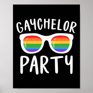 Poster Gaychelor Party Lgbtq Gay Lesbian Pride Bachelor E