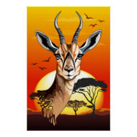 Gazelle Antelope africaine animal sauvage