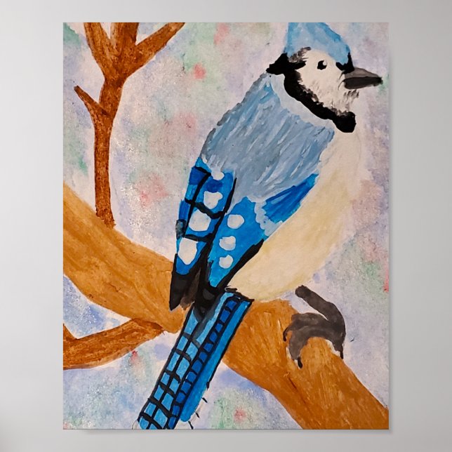 Poster Geai bleu  (Devant)