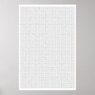 Poster géant Maze