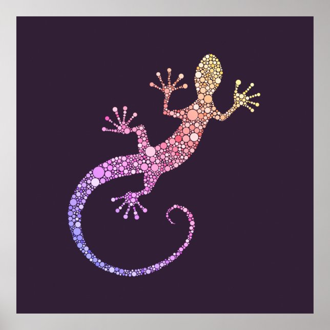 Poster Gecko (Devant)