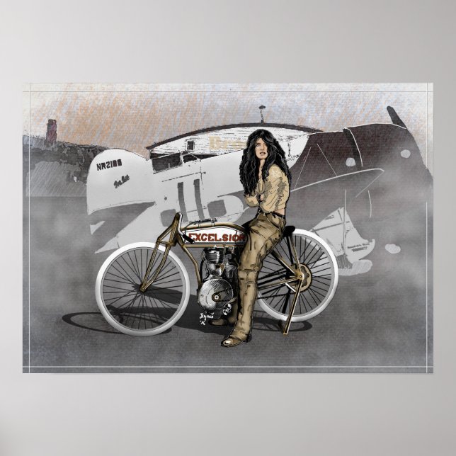 Poster Gee Bee and Excel (Devant)