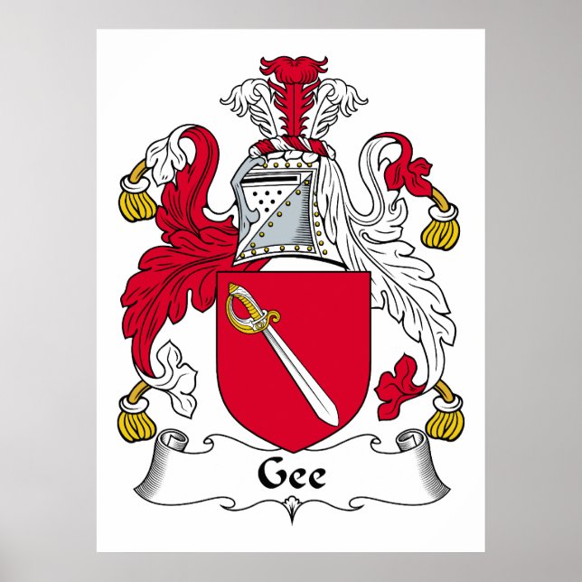 Poster Gee Family Crest (Devant)