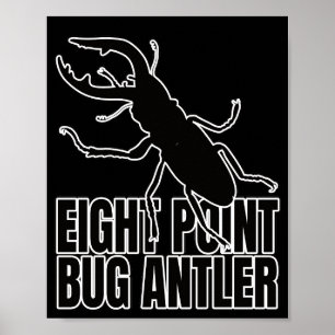 Poster Geek de l'Entomologie du scarabée de stade