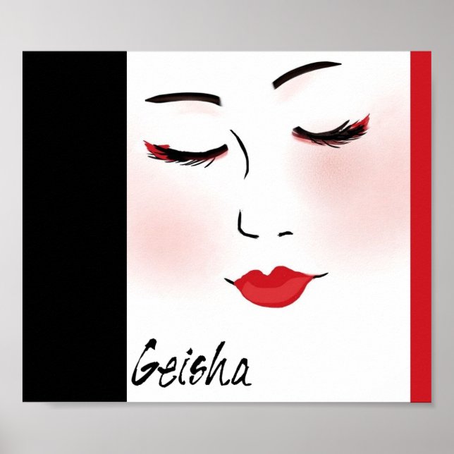 Poster Geisha (Devant)