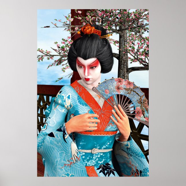 Poster Geisha (Devant)