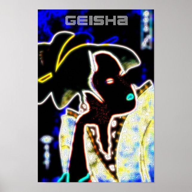 POSTER GEISHA (Devant)